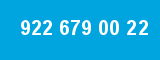 922 679 00 22 922 679 00 22